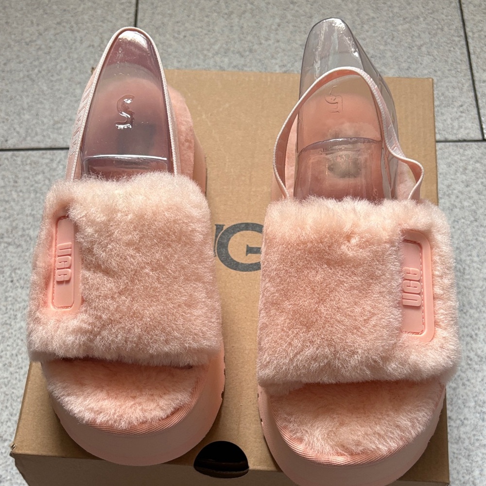 UGG Pink Disco Slides